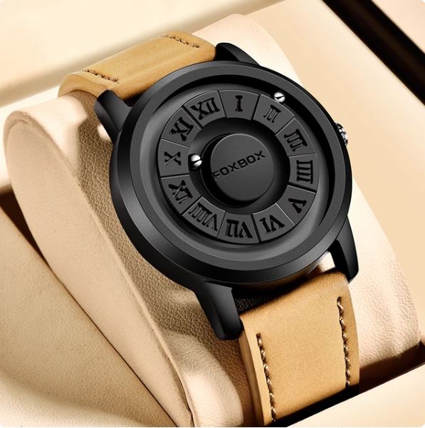 Reloj Magnetico Cuero Foxbox