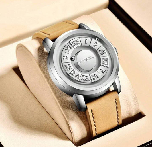 Reloj Magnetico Cuero Foxbox