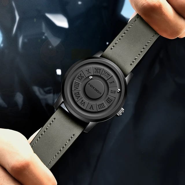 Reloj Magnetico Cuero Foxbox